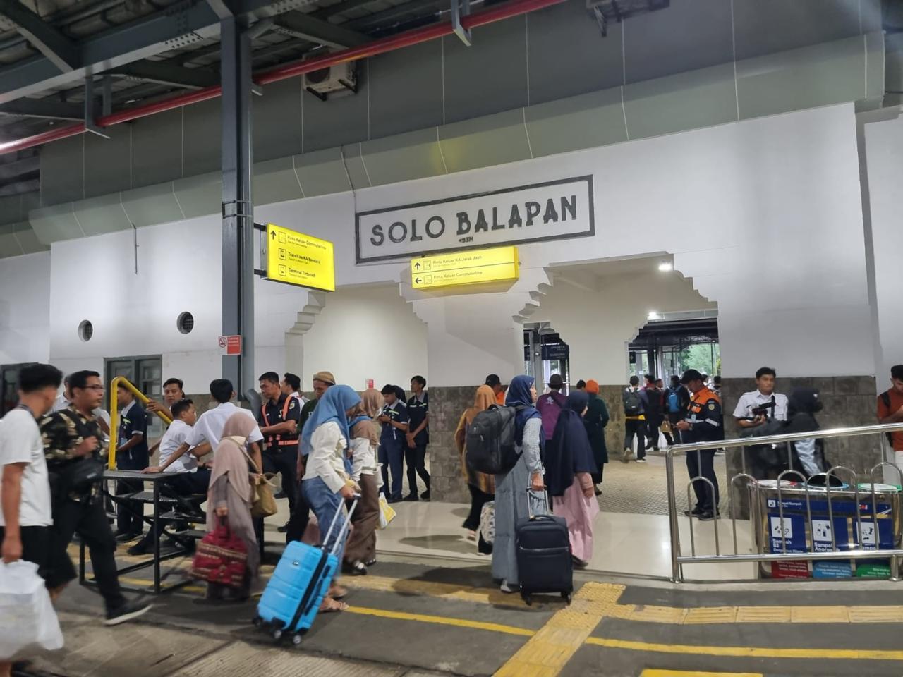 Konektivitas Transportasi Meningkat di Solo, Stasiun Solo Balapan Jadi Pusat Mobilitas Selama Lebaran