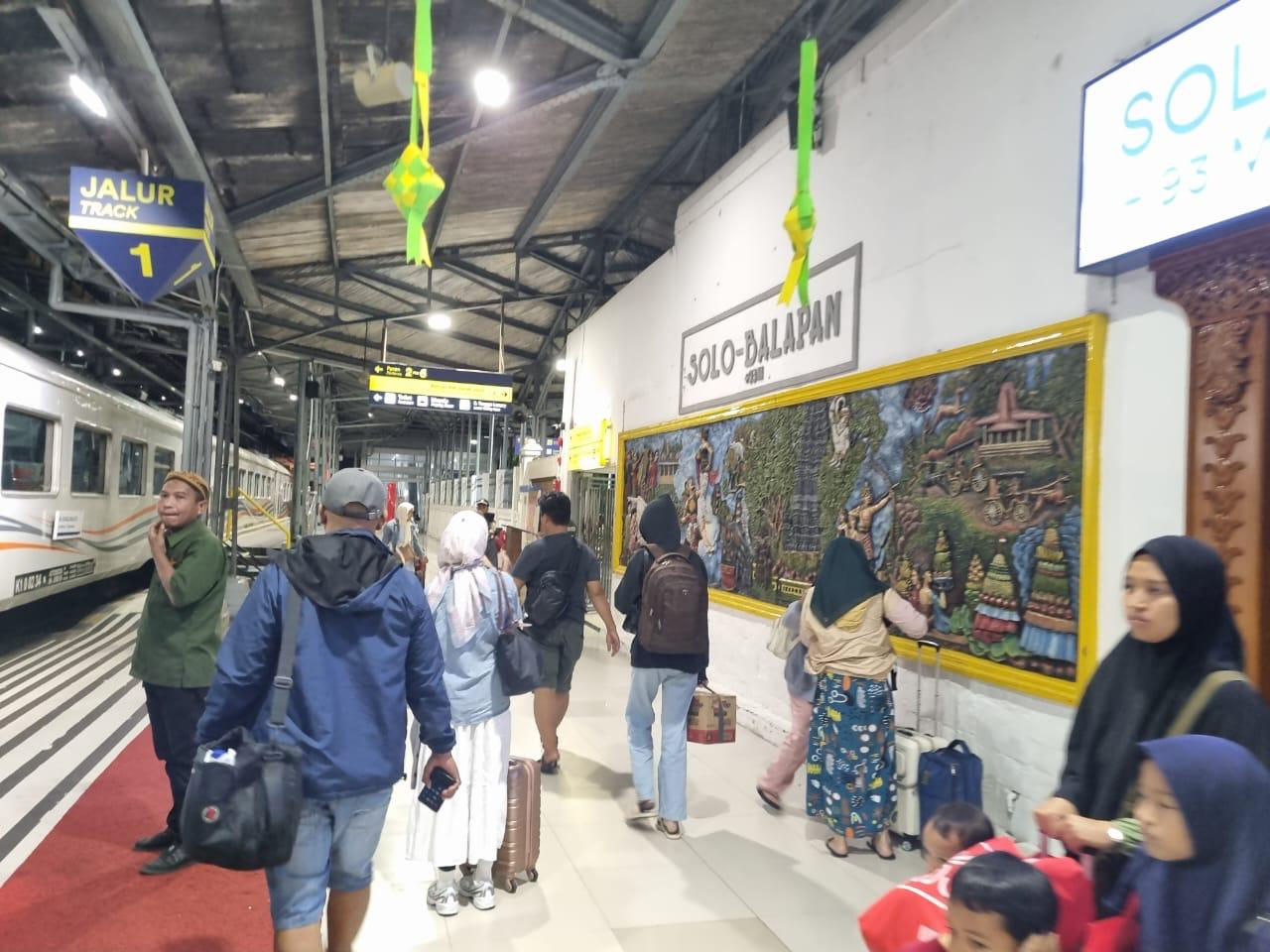 Stasiun Solo Balapan Kunci Keberhasilan Transportasi Terpadu Selama Musim Mudik Lebaran