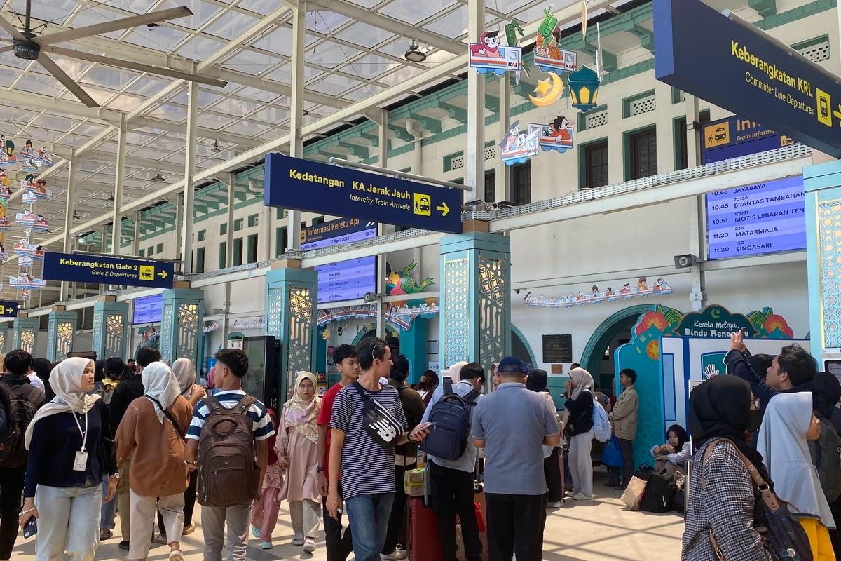 Pos Pengamanan Mudik di Stasiun Pasar Senen Tutup Besok